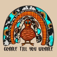 Gobble Till You Wobble Rainbow Heavyweight Sweatshirt | Teevron