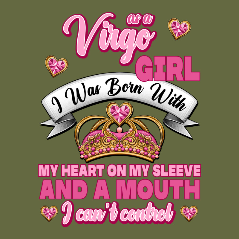 As A Virgo Girl Zodiac Girls Long Sleeve Tee by Jasminsmagicworld | Teevron