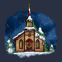 Christmas Church And Snow Heavyweight Sweatshirt | Teevron