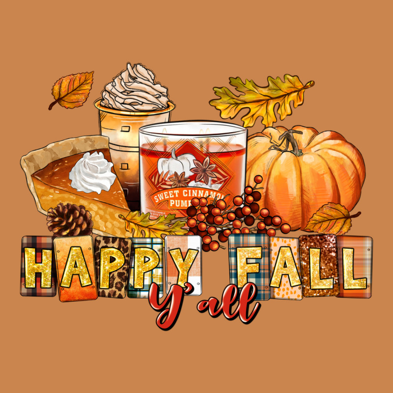 Happy Fall Y'all Heavyweight Hoodie by LillyAllenDesigns | Teevron