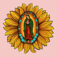 Our Lady Of Guadalupe Sunflower Urban Heavy Tee | Teevron