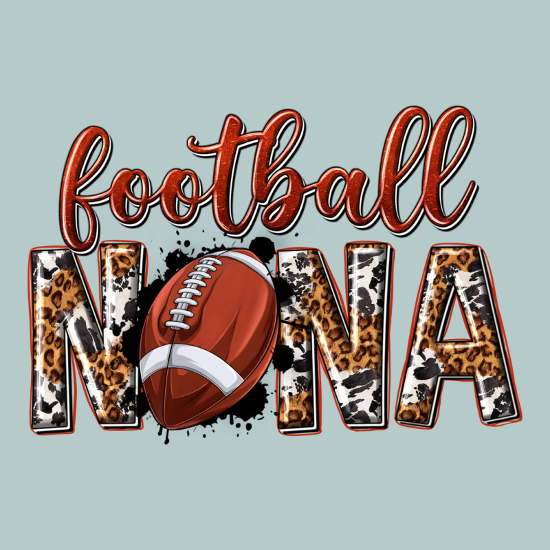 Football Nana With Leopard Heavy Core Tee by texasbilliewilder | Teevron