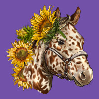 Appaloosa Horse With Sunflowers Premium Sweatshirt | Teevron