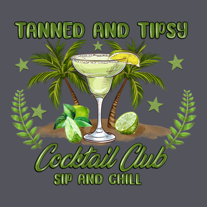 Tanned And Tipsy Cocktail Club Sip And Chill Vintage Hoodie by JahusDesignShop | Teevron