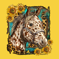 Appaloosa Horse With Sunflowers And Western Background Premium Sweatshirt | Teevron