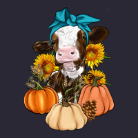 Cow Fall Pumpkin Vintage Tee | Teevron