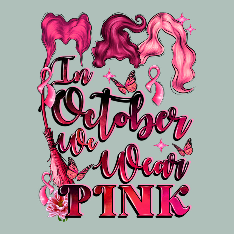 In October We Wear Pink Heavyweight Hoodie by LillyAllenDesigns | Teevron