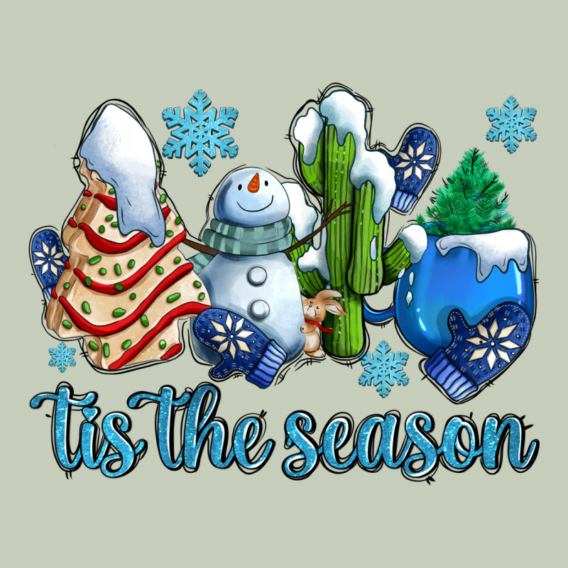 Tis The Season Christmas Tree  Cake Winter And Snowman Classic Tee by AdoDesignShop | Teevron