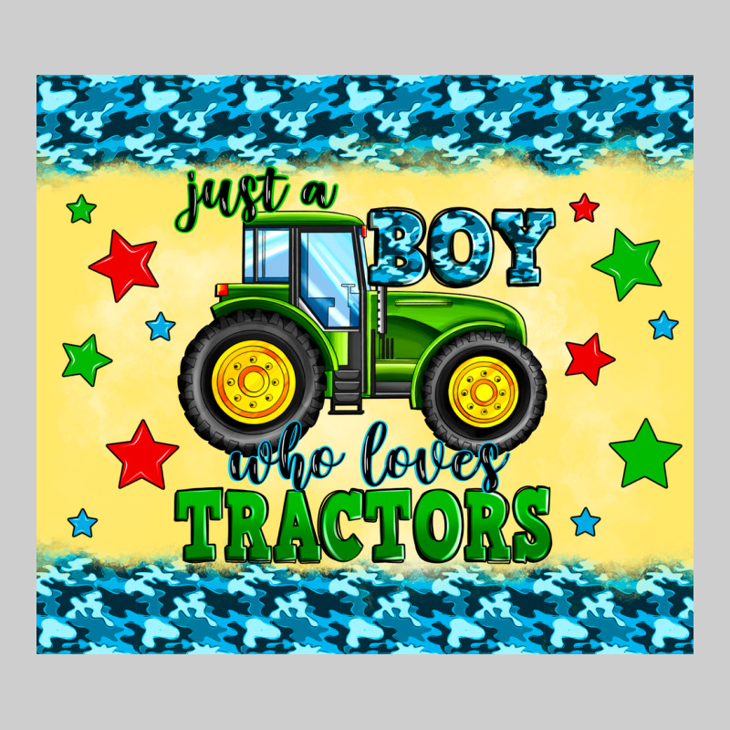 Just A Boy Who Loves Tractors Premium Tee by Zillion Design Studio | Teevron