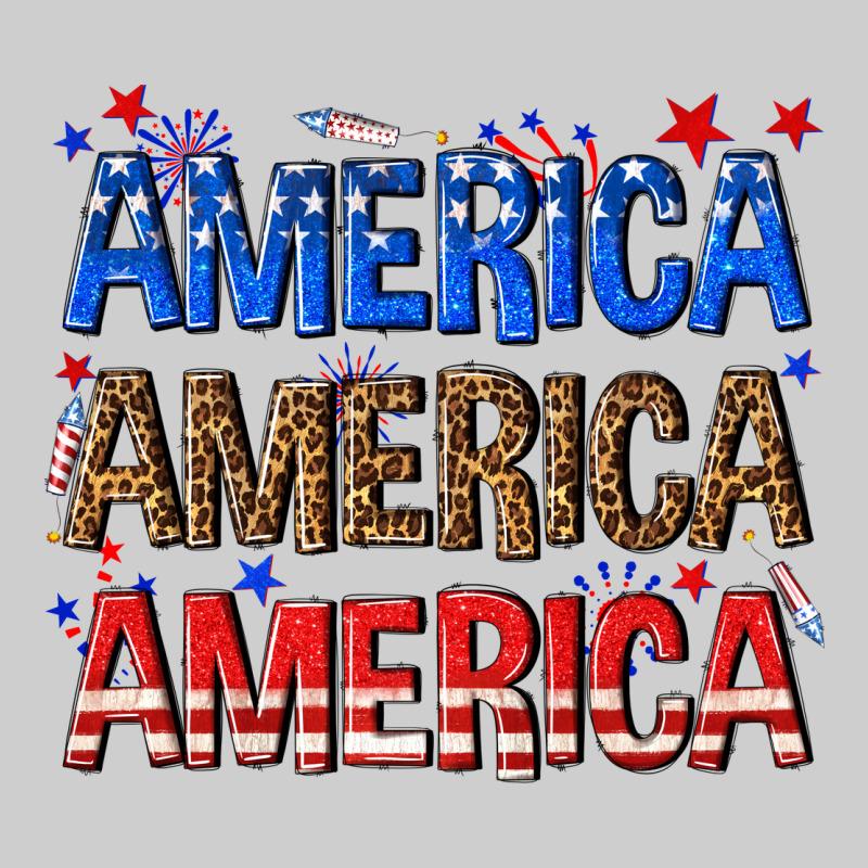 America America America Fourth Of July Premium Tee by texasbilliewilder | Teevron