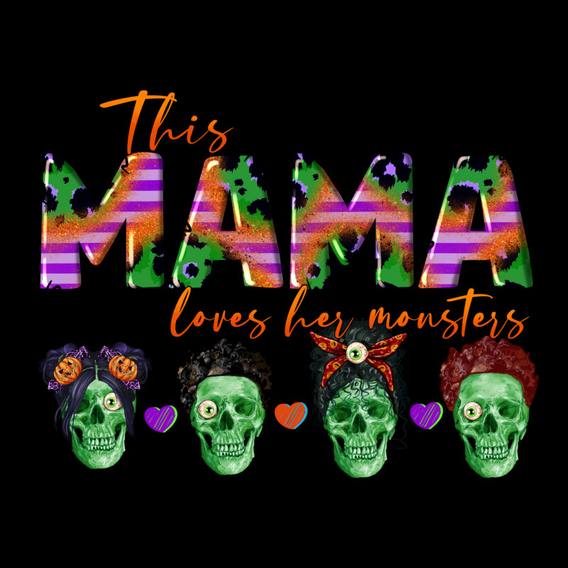Personalized This Mama Loves Her Monsters Urban Hoodie by CowGirlArtShop | Teevron