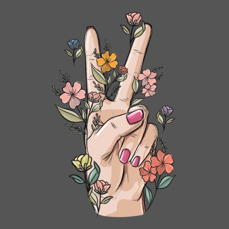 Hand Peace Sign Zipper Hoodie by MaliasSmallBusiness | Teevron