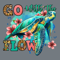 Go With The Flow Floral Turtle Heavyweight Sweatshirt | Teevron