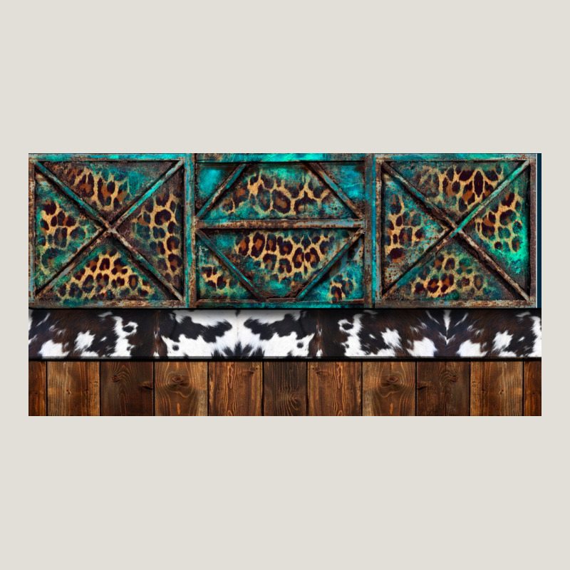 Rusty Sunflowers With Cowhide And Turquoise Heavy Core Tee by RanaPortraitStore | Teevron