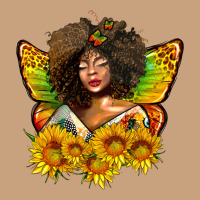 Butterfly Afro Woman Juneteenth Vintage Tee | Teevron