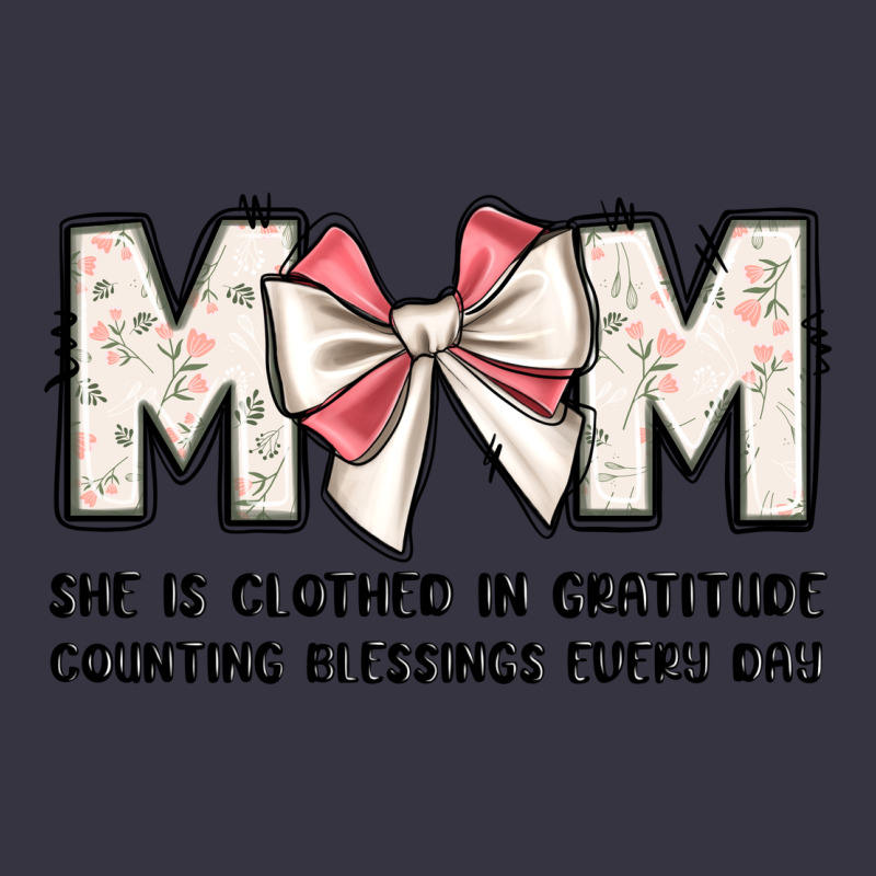Mom She Is Clothed In Gratitude Counting Blessings Vintage Hoodie by JahusDesignShop | Teevron