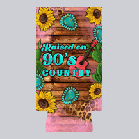 Raised 90's Country Guitar Cactus Sunflower's 12 Oz Can Cooler  (slim) Heavyweight Sweatshirt | Teevron