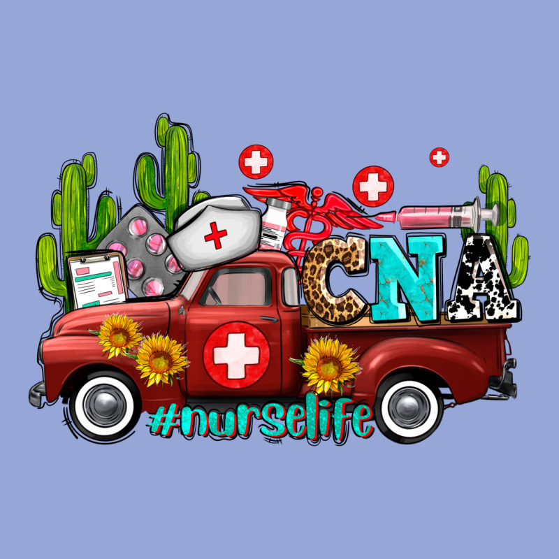 Cna Nurse Truck With Cactus And Sunflowers Classic Tee by AdoDesignShop | Teevron