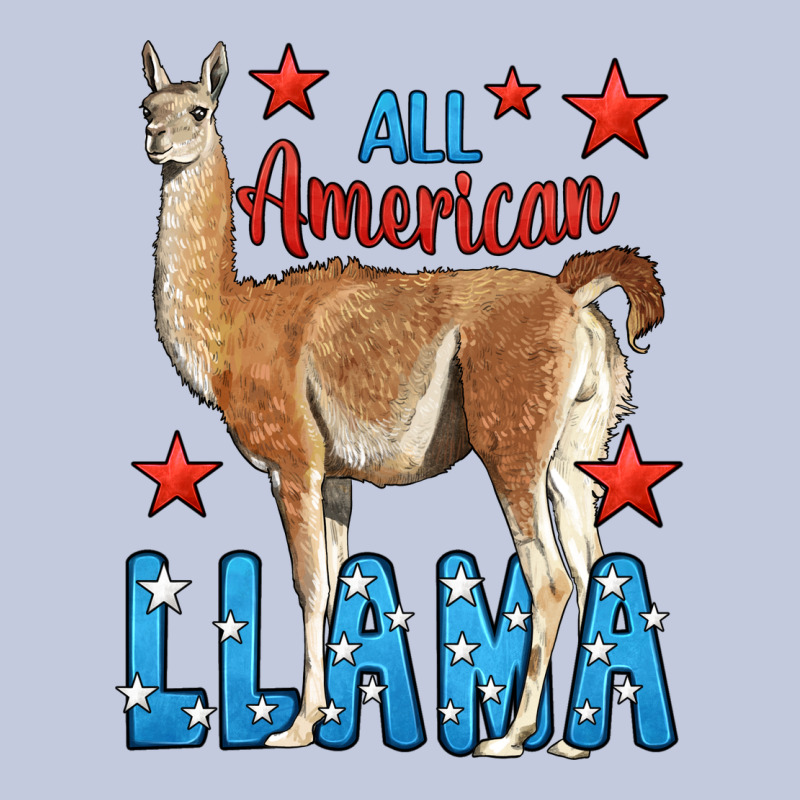 All American Llama Long Sleeve Tee by LillyAllenDesigns | Teevron