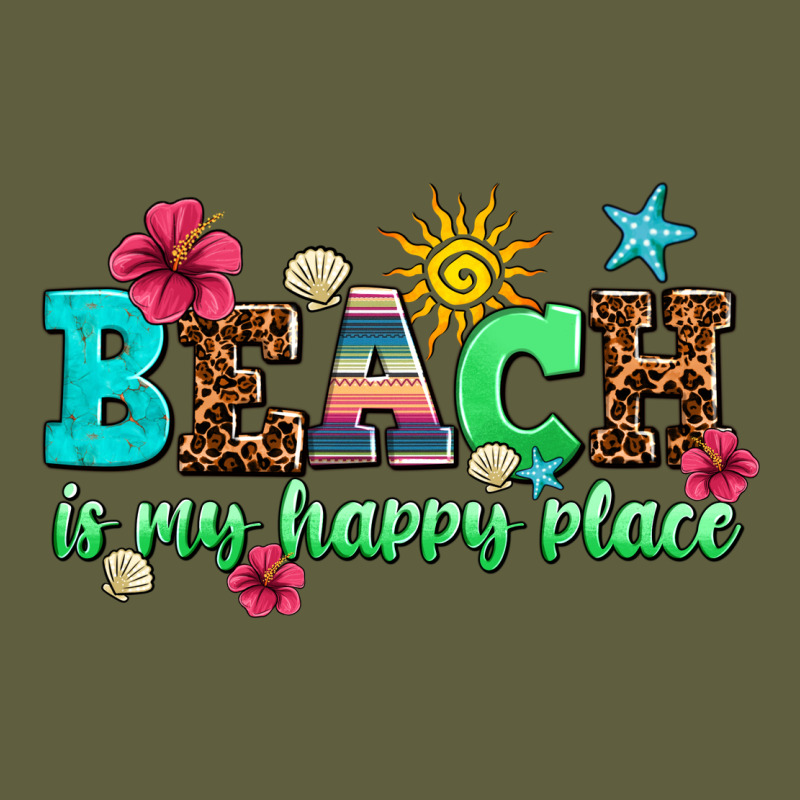 Beach Is My Happy Place Vintage Tee by AdoDesignShop | Teevron