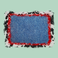 Cowhide Bandana Denim Background Classic Tee | Teevron
