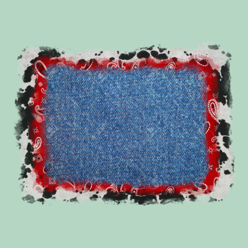 Cowhide Bandana Denim Background Classic Tee by AdoDesignShop | Teevron
