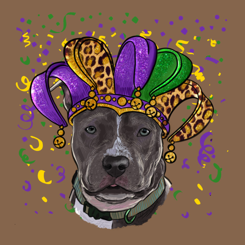 Mardi Gras Pitbull Premium Tee by RanaPortraitStore | Teevron