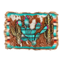cactus cowhide serape | Teevron
