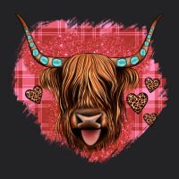 Highland Cow Valentines Vintage Tee | Teevron