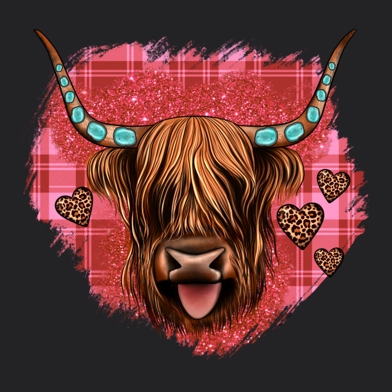 Highland Cow Valentines Vintage Tee by JahusDesignShop | Teevron