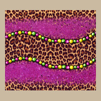 Mardi Gras  Leopard Pink Glitter Bead Long Sleeve Tee | Teevron