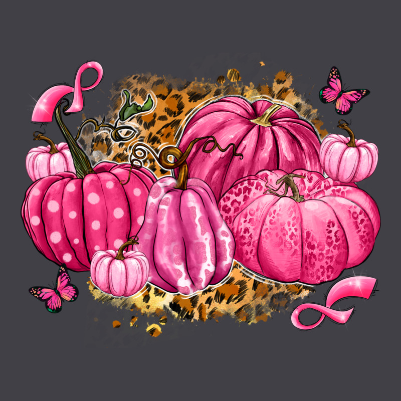 Breast Cancer Awareness Pink Pumpkins Heavyweight Hoodie by LillyAllenDesigns | Teevron