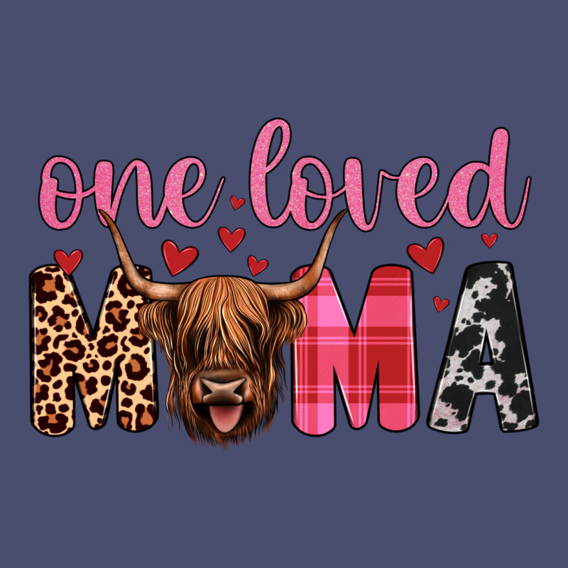 Highland Cow One Loved Mama Vintage Tee by JahusDesignShop | Teevron