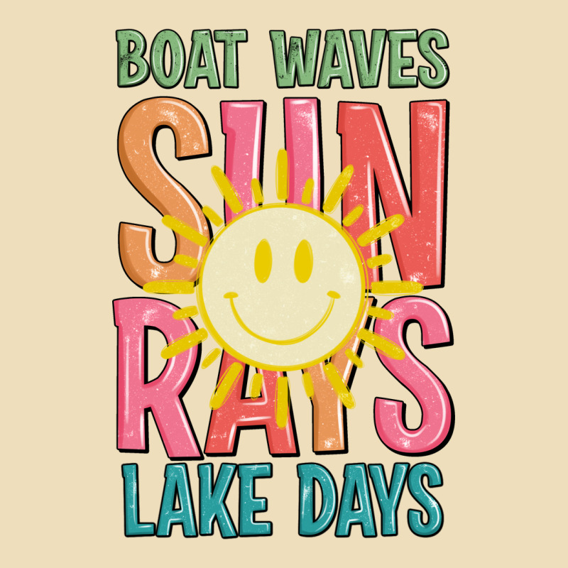 Boat Waves Sun Rays Lake Days Premium Hoodie by JahusDesignShop | Teevron