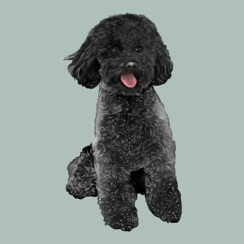 Black Poodles Dog Heavyweight Hoodie by LillyAllenDesigns | Teevron