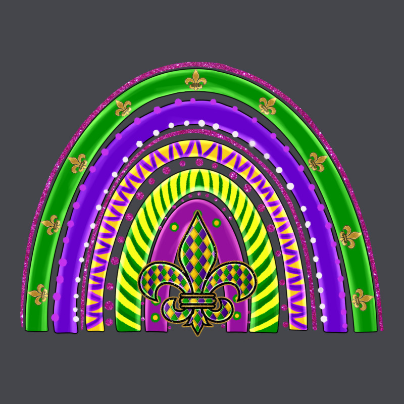 Mardi Gras Rainbow Long Sleeve Tee by BarkalooDesign | Teevron