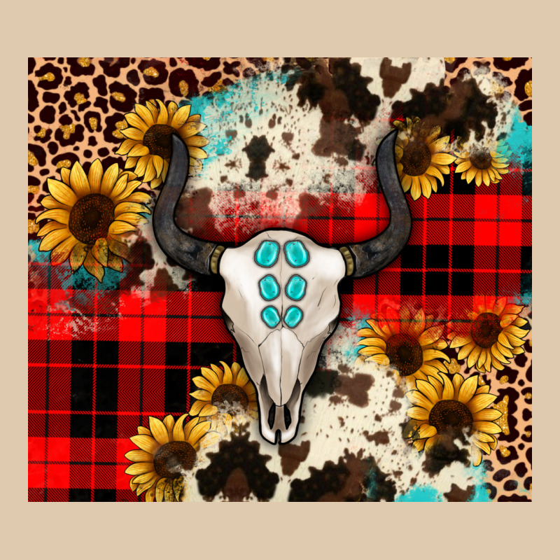 Bullskull Sunflower Heavyweight Sweatshirt by JahusDesignShop | Teevron