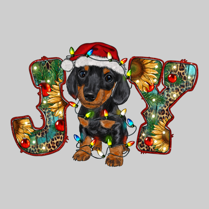 Dachshund Puppy Christmas Joy Premium Tee by BarkalooDesign | Teevron