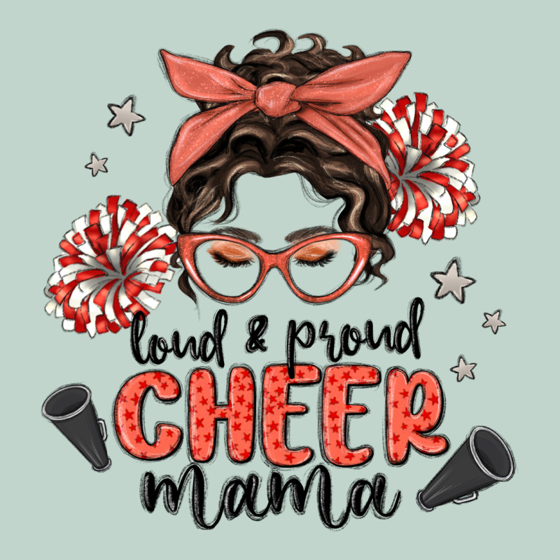 Loud&proud Mama Messy Bun Zipper Hoodie by MaliasSmallBusiness | Teevron