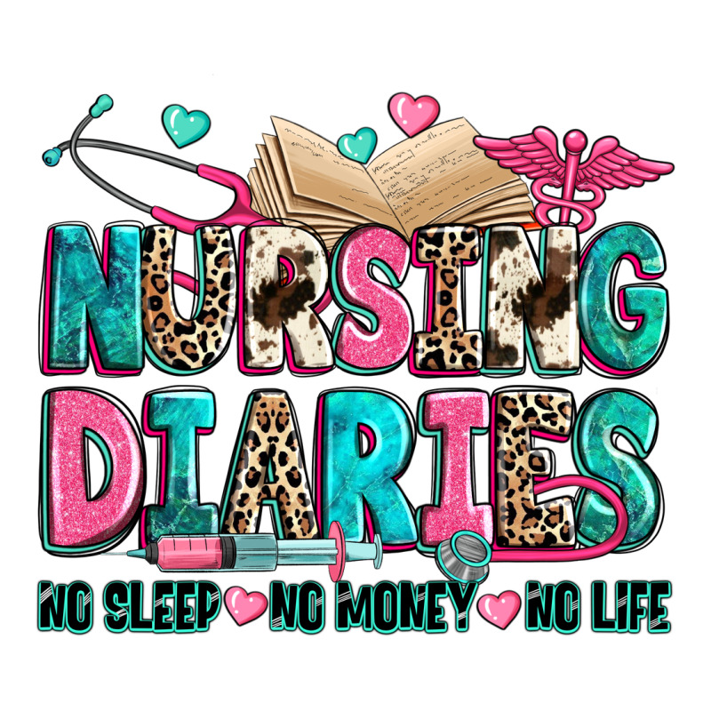 Nursing Diaries No Sleep No Money No Life Premium Tee by Zillion Design Studio | Teevron