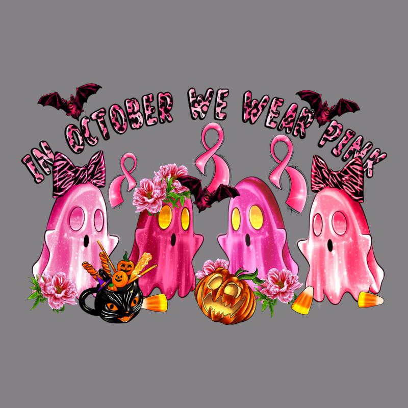 In October We Wear Pink Heavyweight Hoodie by LillyAllenDesigns | Teevron