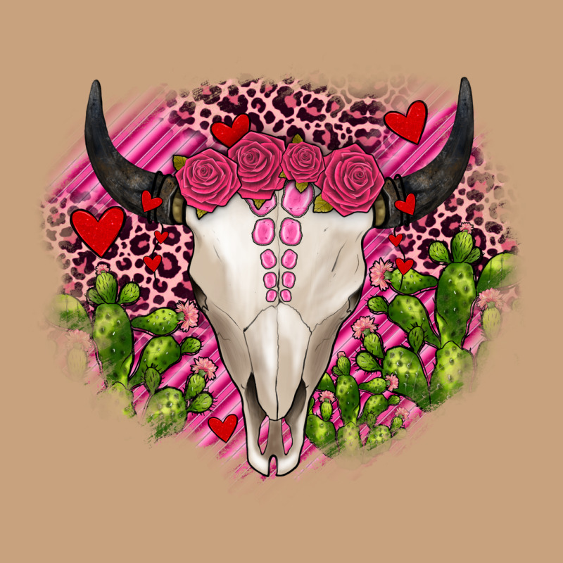 Bull Skull Cactus Valentines Vintage Tee by JahusDesignShop | Teevron