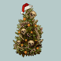 Skeleton Merry Christmas Tree Heavy Core Tee | Teevron