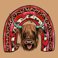 Valentines Highland Cow Rainbow Vintage Tee | Teevron