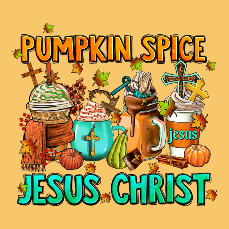 Pumpkin Spıce Jesus Christ Coffee Cups Vintage Hoodie by AdoDesignShop | Teevron