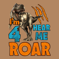 I'm Four Hear Me Roar Dinosaur Birthday Long Sleeve Tee | Teevron