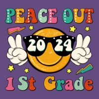 Peace Out 2024 1st Grade Vintage Hoodie | Teevron