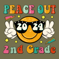 Peace Out 2024 2nd Grade Vintage Hoodie | Teevron