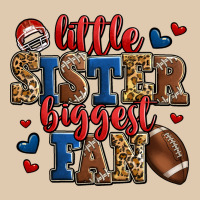 Little Sister Biggest Fan American Football Heavyweight Sweatshirt | Teevron