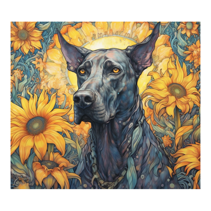 Great Dane Ladies Tee by Unal Design | Teevron